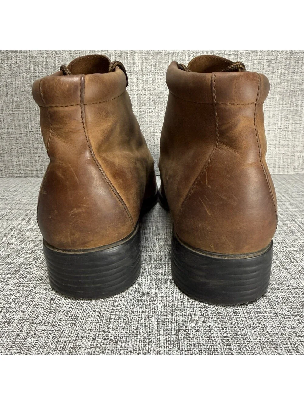Ariat Boots Womens 9.5 B M Heritage Lacer Kiltie Brown Leather Lace-Up Western